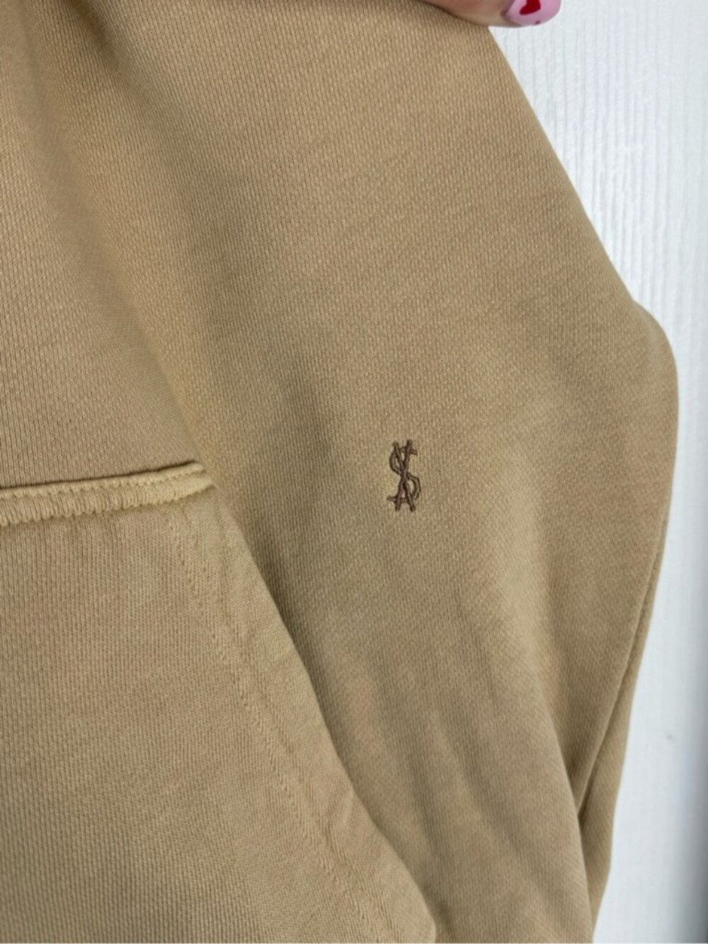Ksubi 3 X 4 Oh G Cotton Hoodie Size Small Tan Beige - Picture 9 of 14